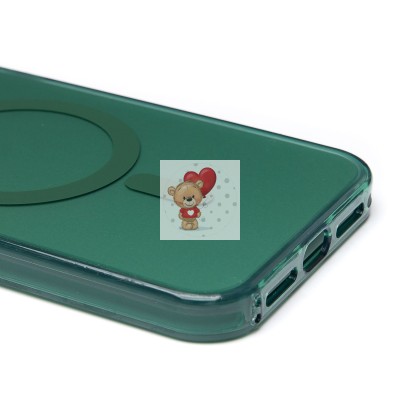 Чехол-накладка для Apple iPhone 11 (зеленый) - SM025 SafeMag