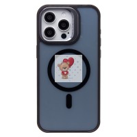 Чехол-накладка для Apple iPhone 15 Pro Max (черный) - SM026 SafeMag