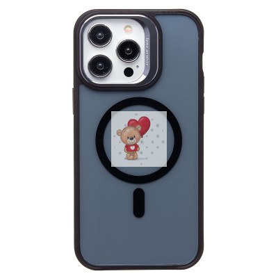 Чехол-накладка для Apple iPhone 14 Pro Max (черный) - SM026 SafeMag Чехол-накладка для Apple iPhone 14 Pro Max (черный) - SM026 SafeMag