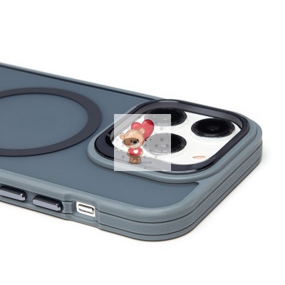 Чехол-накладка для Apple iPhone 14 Pro (серый) - SM026 SafeMag