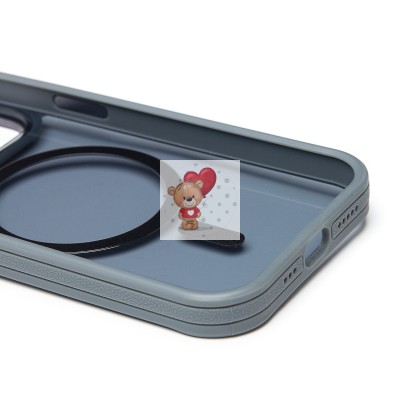 Чехол-накладка для Apple iPhone 14 Pro (серый) - SM026 SafeMag