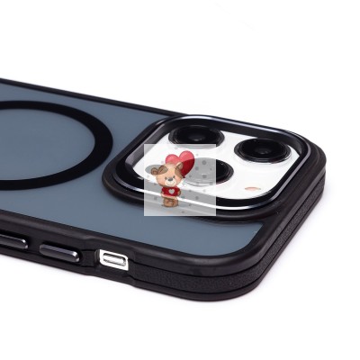 Чехол-накладка для Apple iPhone 14 Pro (черный) - SM026 SafeMag