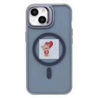 Чехол-накладка для Apple iPhone 13/iPhone 14 (серый) - SM026 SafeMag Чехол-накладка для Apple iPhone 13/iPhone 14 (серый) - SM026 SafeMag