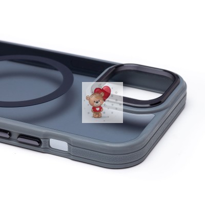Чехол-накладка для Apple iPhone 13/iPhone 14 (серый) - SM026 SafeMag Чехол-накладка для Apple iPhone 13/iPhone 14 (серый) - SM026 SafeMag