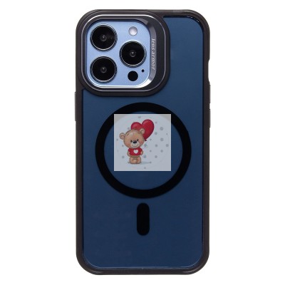 Чехол-накладка для Apple iPhone 13 Pro (черный) - SM026 SafeMag