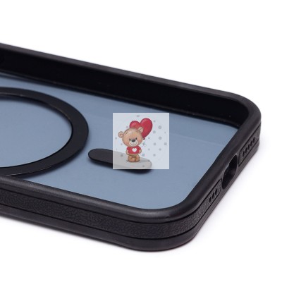 Чехол-накладка для Apple iPhone 13 Pro (черный) - SM026 SafeMag