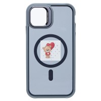 Чехол-накладка для Apple iPhone 11 (серый) - SM026 SafeMag