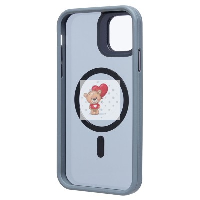 Чехол-накладка для Apple iPhone 11 (серый) - SM026 SafeMag