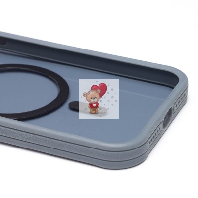 Чехол-накладка для Apple iPhone 11 (серый) - SM026 SafeMag