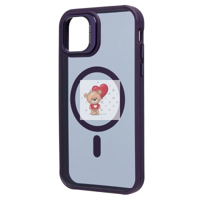 Чехол-накладка для Apple iPhone 11 (темно-фиолетовый) - SM026 SafeMag Чехол-накладка для Apple iPhone 11 (темно-фиолетовый) - SM026 SafeMag