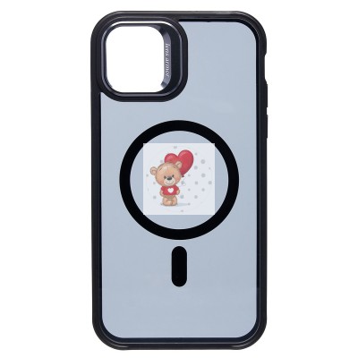 Чехол-накладка для Apple iPhone 11 (черный) - SM026 SafeMag Чехол-накладка для Apple iPhone 11 (черный) - SM026 SafeMag