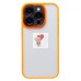 Чехол-накладка для Apple iPhone 15 Pro (оранжевый) - PC090