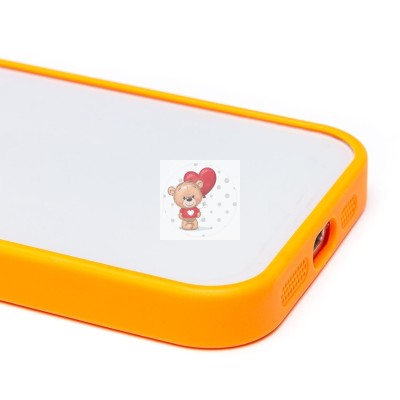 Чехол-накладка для Apple iPhone 15 Pro (оранжевый) - PC090 Чехол-накладка для Apple iPhone 15 Pro (оранжевый) - PC090