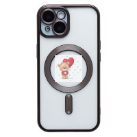 Чехол-накладка для Apple iPhone 15 (черный) - SM027 SafeMag