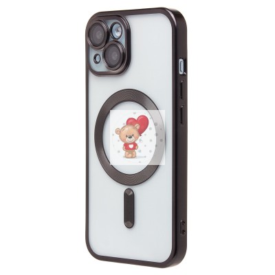 Чехол-накладка для Apple iPhone 15 (черный) - SM027 SafeMag