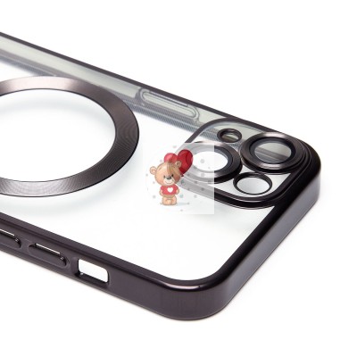 Чехол-накладка для Apple iPhone 14 (черный) - SM027 SafeMag