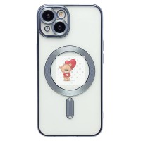 Чехол-накладка для Apple iPhone 14 (синий) - SM027 SafeMag