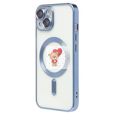 Чехол-накладка для Apple iPhone 14 (синий) - SM027 SafeMag