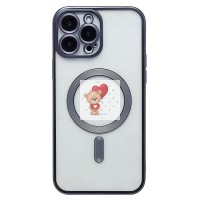 Чехол-накладка для Apple iPhone 13 Pro Max (титановый синий) - SM027 SafeMag