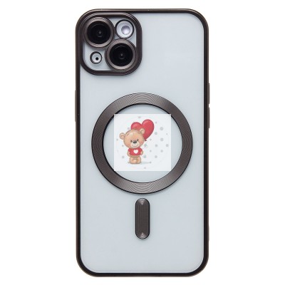 Чехол-накладка для Apple iPhone 13 (черный) - SM027 SafeMag Чехол-накладка для Apple iPhone 13 (черный) - SM027 SafeMag