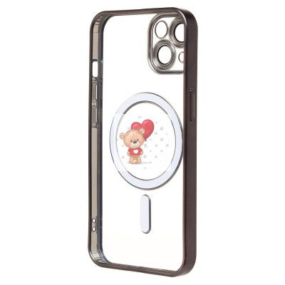 Чехол-накладка для Apple iPhone 13 (черный) - SM027 SafeMag