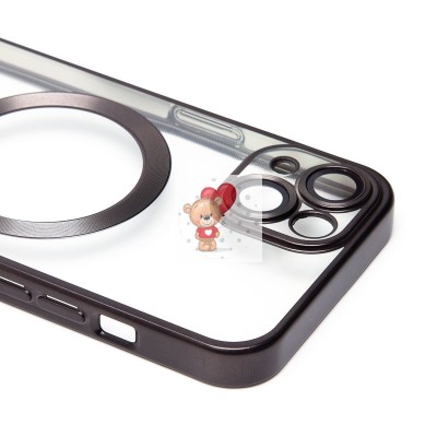 Чехол-накладка для Apple iPhone 13 (черный) - SM027 SafeMag