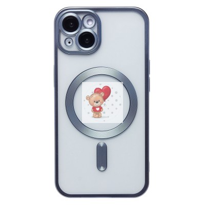 Чехол-накладка для Apple iPhone 13 (синий) - SM027 SafeMag Чехол-накладка для Apple iPhone 13 (синий) - SM027 SafeMag