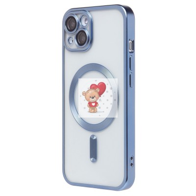 Чехол-накладка для Apple iPhone 13 (синий) - SM027 SafeMag