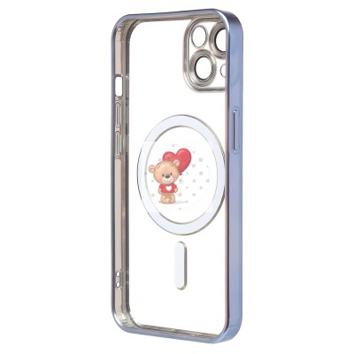 Чехол-накладка для Apple iPhone 13 (синий) - SM027 SafeMag