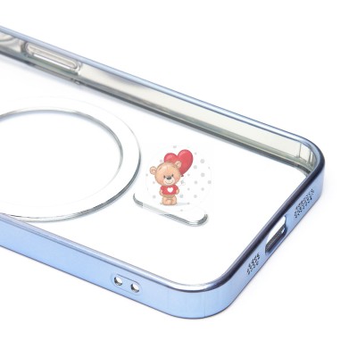 Чехол-накладка для Apple iPhone 13 (синий) - SM027 SafeMag