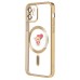 Чехол-накладка для Apple iPhone 12 (золотой) - SM027 SafeMag