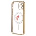 Чехол-накладка для Apple iPhone 12 (золотой) - SM027 SafeMag