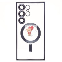 Чехол-накладка для Samsung Galaxy S24 Ultra (титановый синий) - SM027 SafeMag