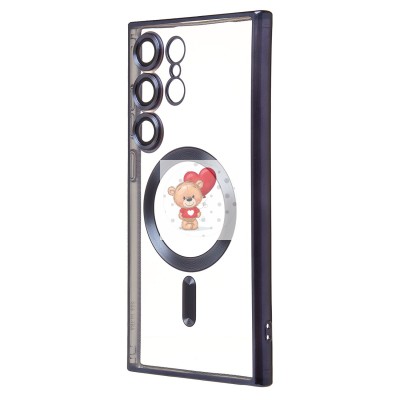 Чехол-накладка для Samsung Galaxy S24 Ultra (титановый синий) - SM027 SafeMag