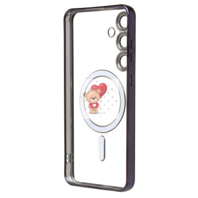 Чехол-накладка для Samsung Galaxy S24+ (титановый синий) - SM027 SafeMag