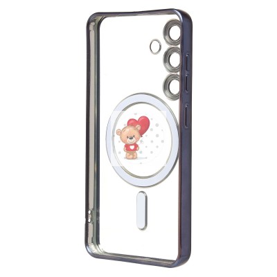 Чехол-накладка для Samsung Galaxy S24 (голубой титановый) SM027 SafeMag Чехол-накладка для Samsung Galaxy S24 (голубой титановый) SM027 SafeMag