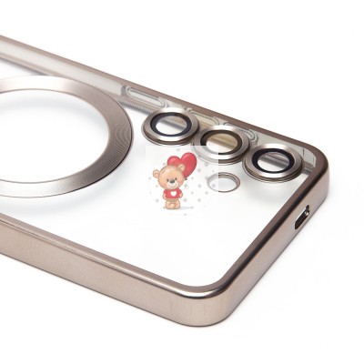 Чехол-накладка для Samsung Galaxy S24 (титановый) - SM027 SafeMag