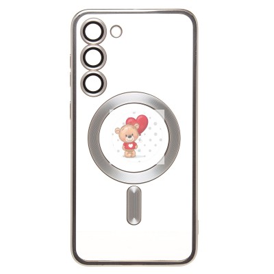 Чехол-накладка для Samsung Galaxy S23+ (серебяный) - SM027 SafeMag Чехол-накладка для Samsung Galaxy S23+ (серебяный) - SM027 SafeMag