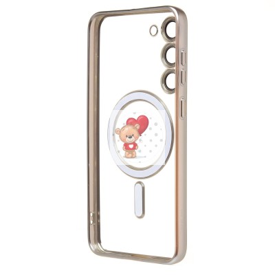 Чехол-накладка для Samsung Galaxy S23+ (серебяный) - SM027 SafeMag Чехол-накладка для Samsung Galaxy S23+ (серебяный) - SM027 SafeMag