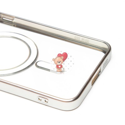 Чехол-накладка для Samsung Galaxy S23+ (серебяный) - SM027 SafeMag Чехол-накладка для Samsung Galaxy S23+ (серебяный) - SM027 SafeMag