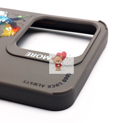 Чехол-накладка для Realme Note 50 (панда) (серый) - SC335