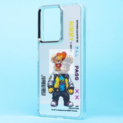 Чехол-накладка для Xiaomi Redmi 13C 4G (мишка) (прозрачный) - PC092