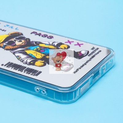 Чехол-накладка для Xiaomi Redmi 13C 4G (мишка) (прозрачный) - PC092