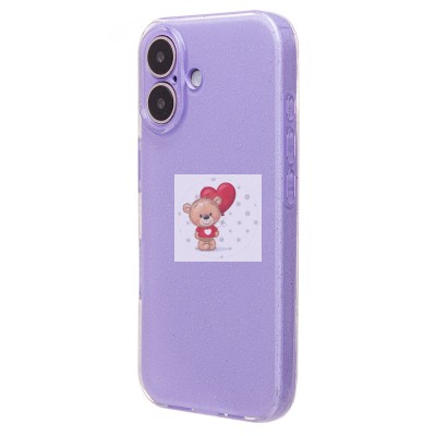 Чехол-накладка для Apple iPhone 16 (светло-фиолетовый) - SC328 Чехол-накладка для Apple iPhone 16 (светло-фиолетовый) - SC328