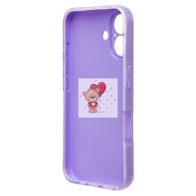 Чехол-накладка для Apple iPhone 16 (светло-фиолетовый) - SC328 Чехол-накладка для Apple iPhone 16 (светло-фиолетовый) - SC328