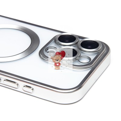 Чехол-накладка для Apple iPhone 16 Pro (серебяный) - SM027 SafeMag