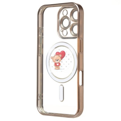 Чехол-накладка для Apple iPhone 16 Pro (титановый) SM027 SafeMag