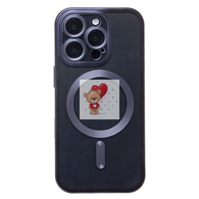 Чехол-накладка для Apple iPhone 16 Pro (титановый синий) - SM027 SafeMag