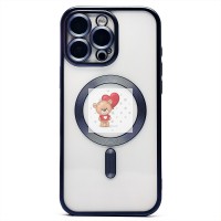 Чехол-накладка для Apple iPhone 16 Pro Max (титановый синий) - SM027 SafeMag