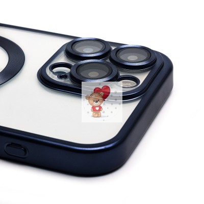 Чехол-накладка для Apple iPhone 16 Pro Max (титановый синий) - SM027 SafeMag